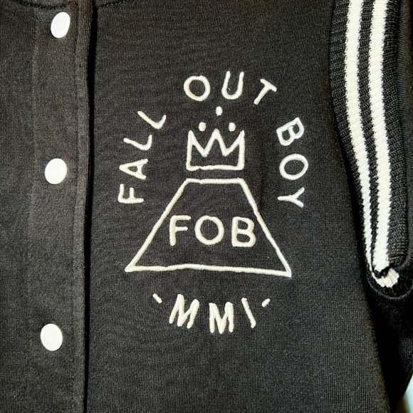 Official FALL OUT BOY Varsity Jacket Merch - Picture 4 of 6